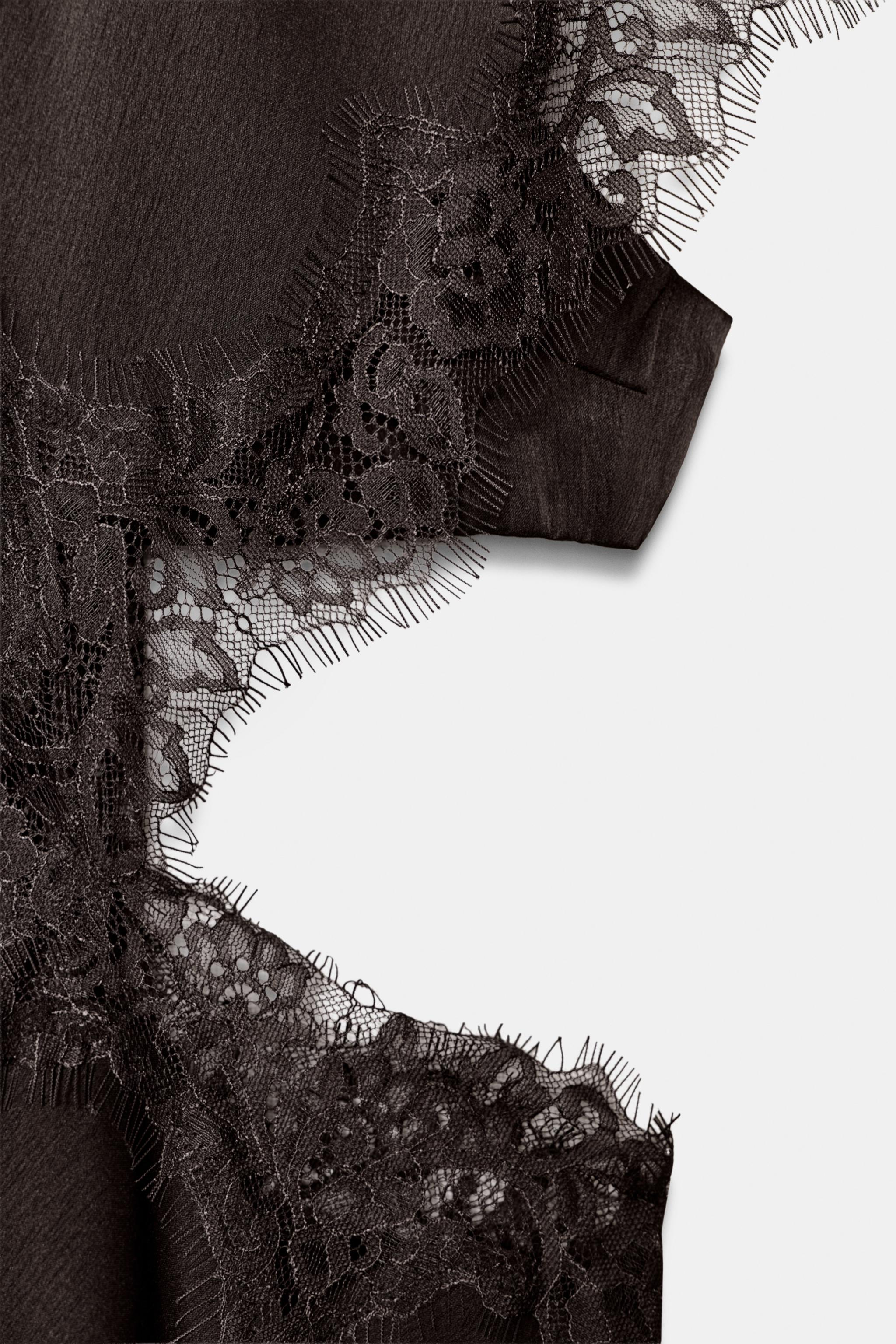 ZW COLLECTION LACE CUT-OUT DRESS